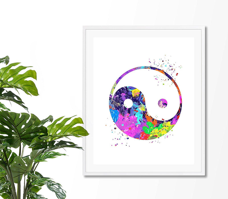 Yin Yang  Art Print - Unframed - Zuzi's