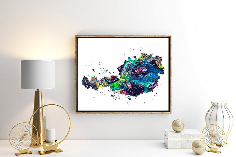 Austria Map Watercolor Art Print - Unframed - Zuzi's