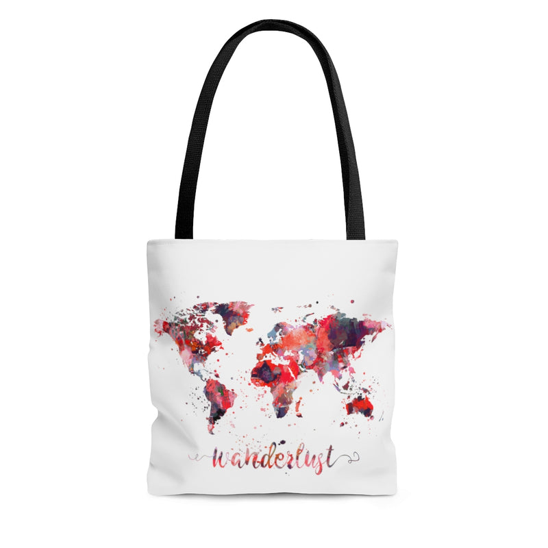 Wanderlust World Map Tote Bag - Zuzi's