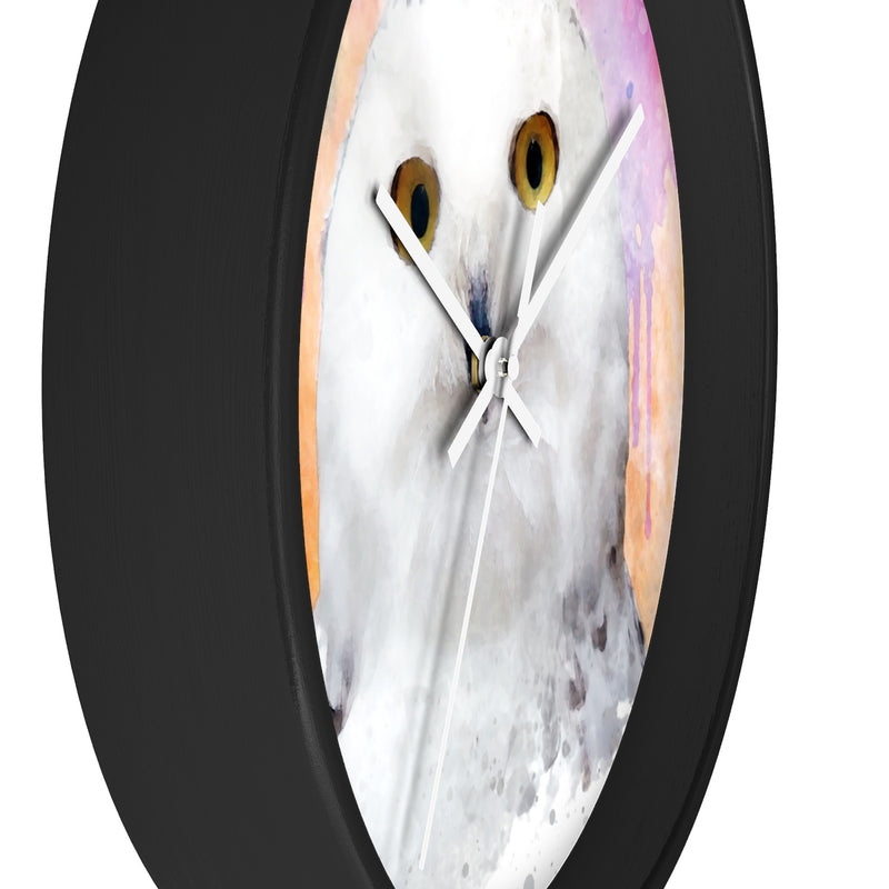 Watercolor Owl Wall Clock - Zuzi's