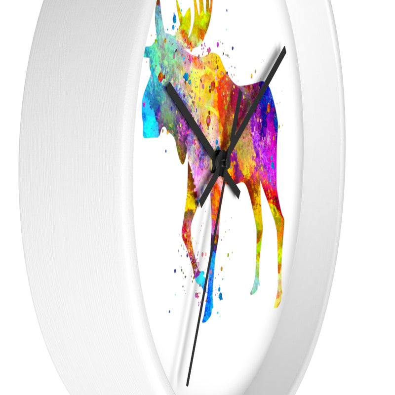 Watercolor Moose Wall Clock - Zuzi's