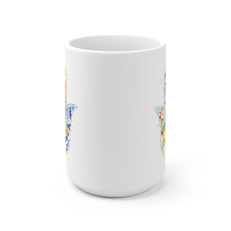 Hamsa Hand Mug - 11 oz, 15 oz - Zuzi's