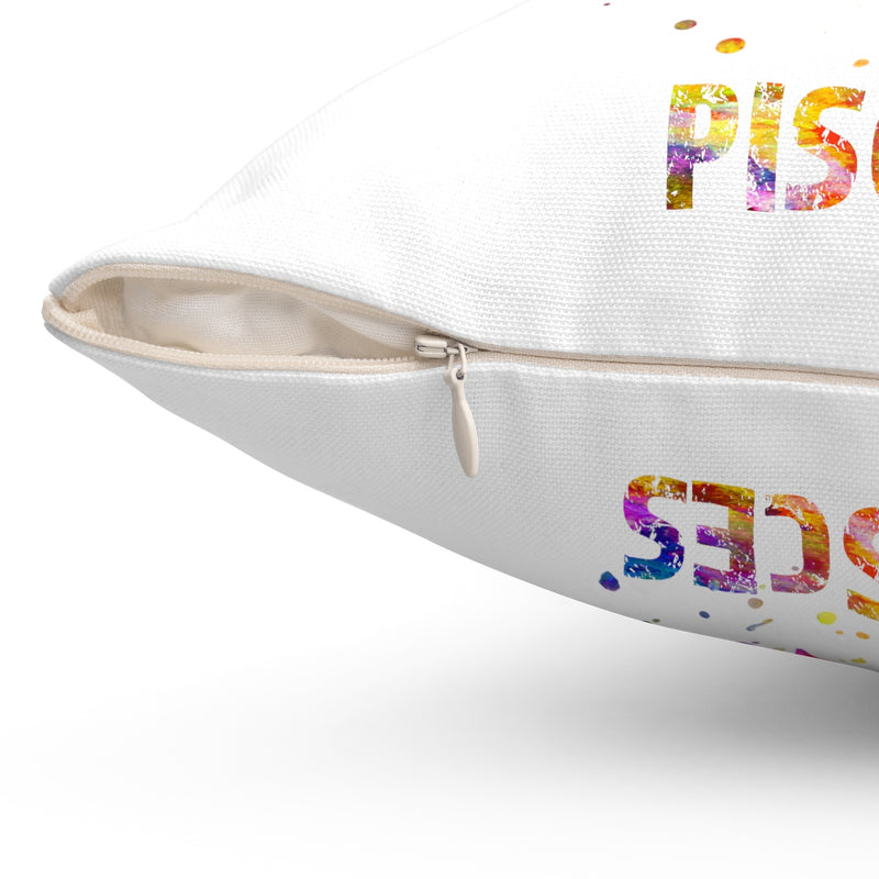 Pisces Square Pillow - Zuzi's