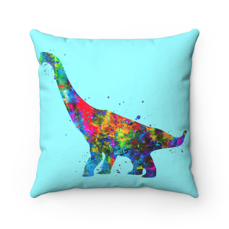 Brachiosaurus Dinosaur Square Pillow - Zuzi's