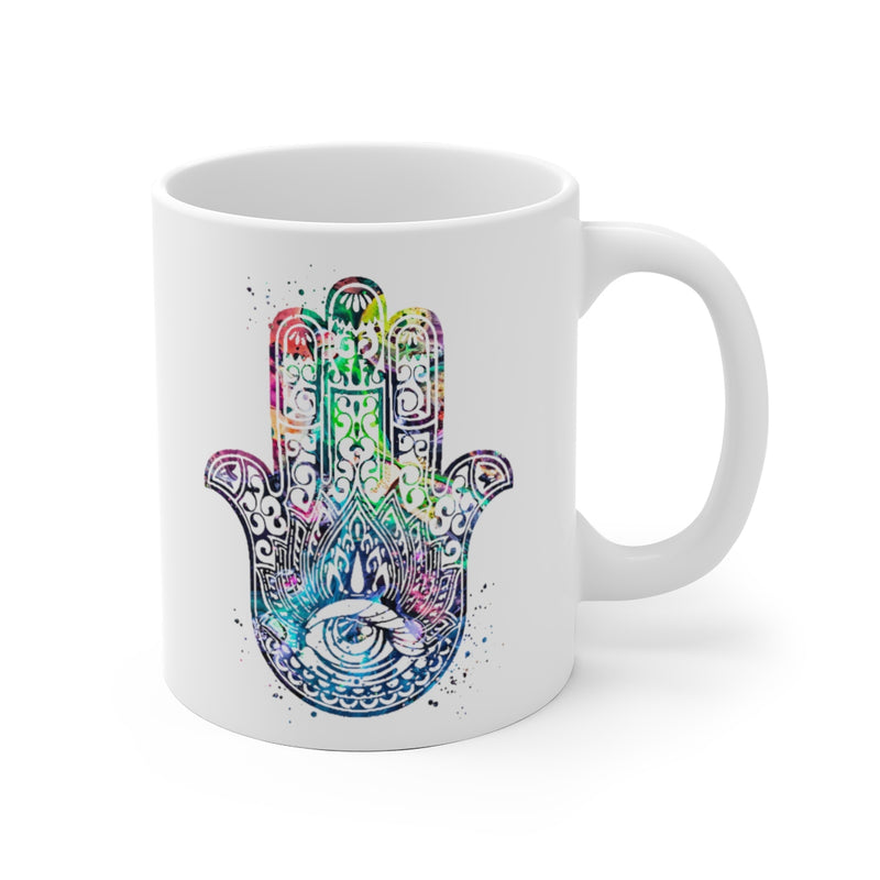 Hamsa Hand Mug - 11 oz, 15 oz - Zuzi's