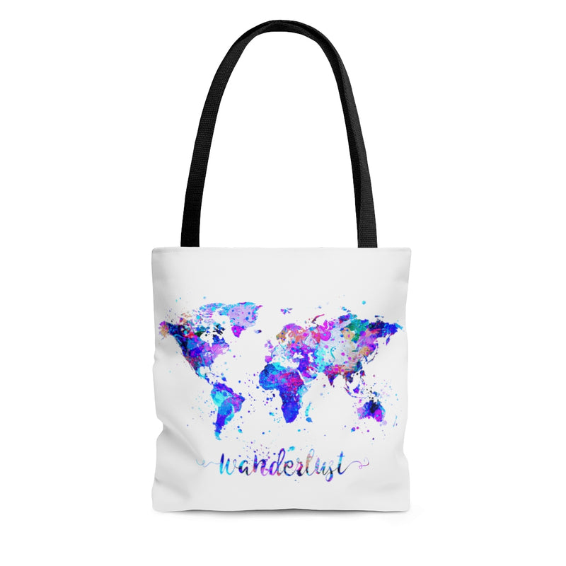 Wanderlust World Map Tote Bag - Zuzi's