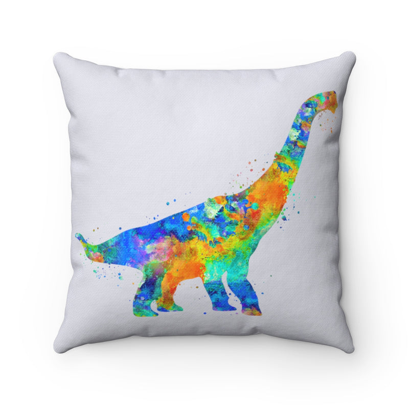 Brachiosaurus Dinosaur Square Pillow - Zuzi's