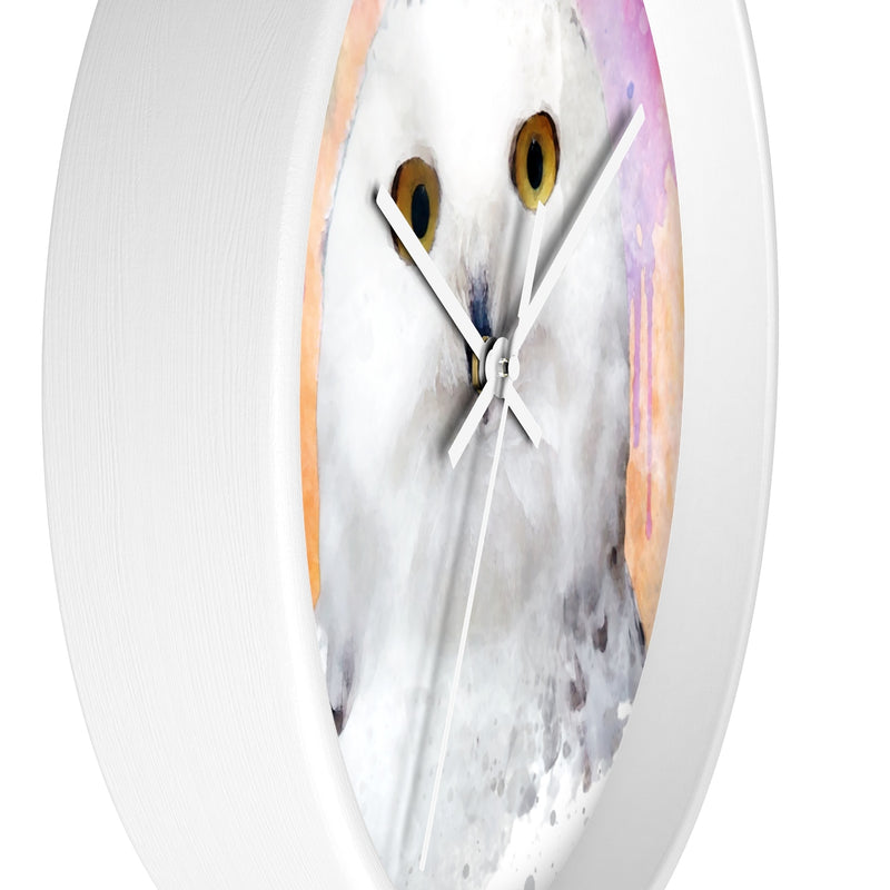 Watercolor Owl Wall Clock - Zuzi's