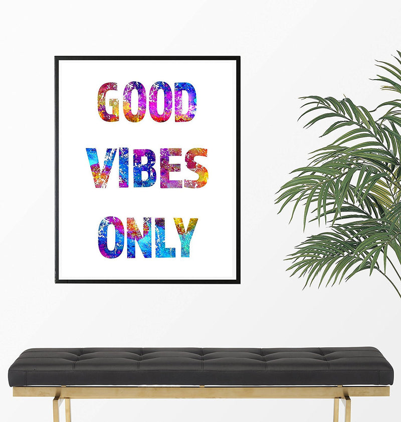 Good Vibes Only Art Print - Unframed - Zuzi's