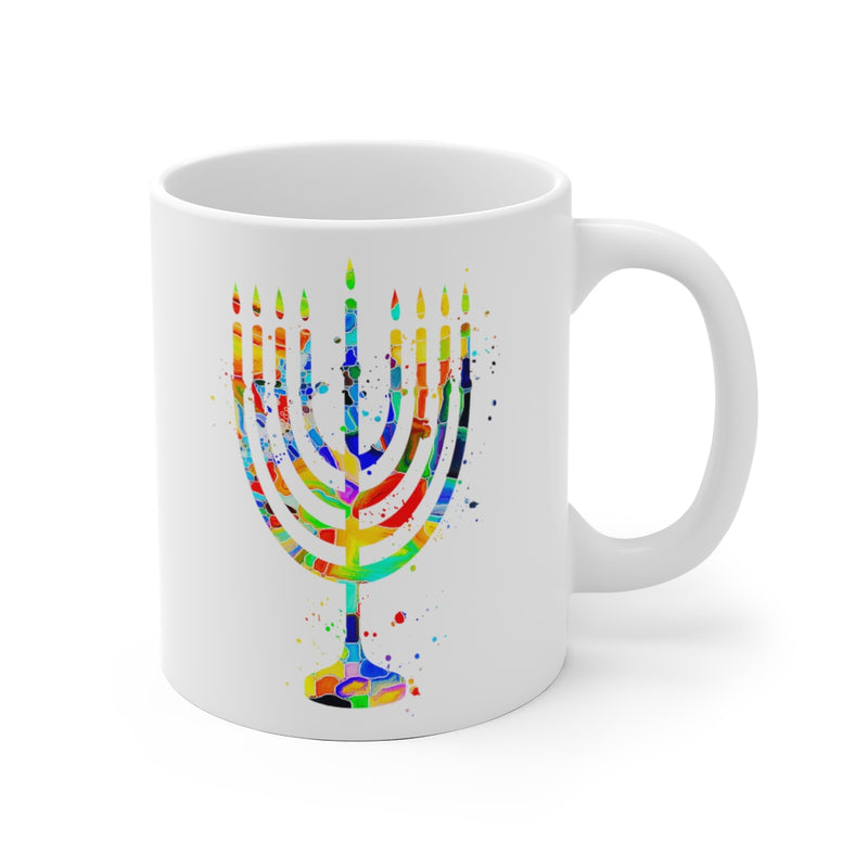 Menorah Mug - 11 oz, 15 oz - Zuzi's