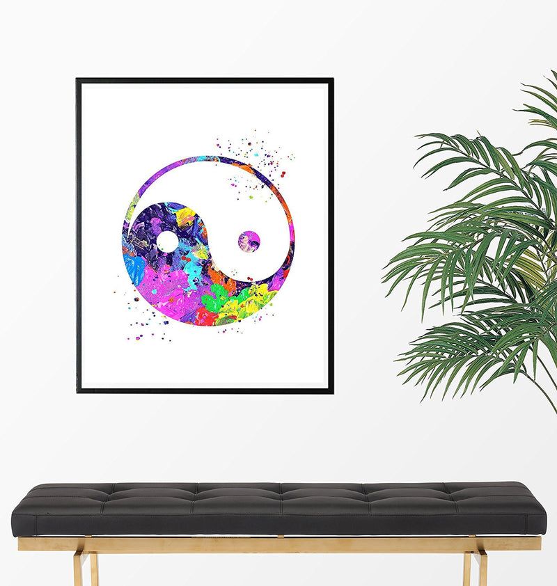 Yin Yang  Art Print - Unframed - Zuzi's