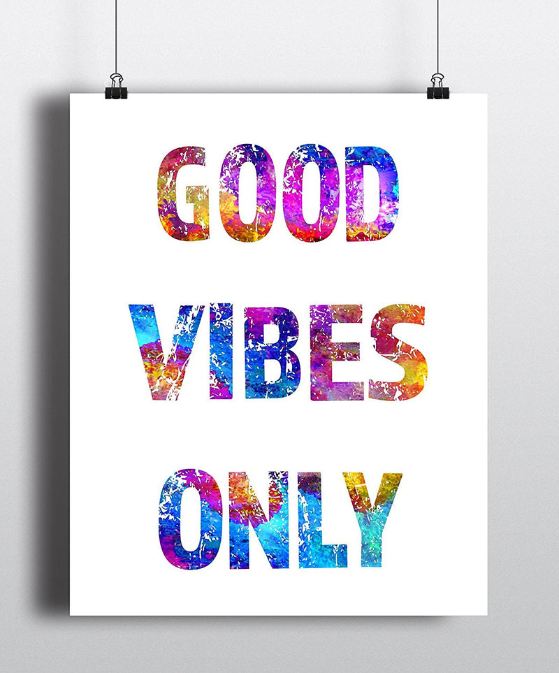 Good Vibes Only Art Print - Unframed - Zuzi's