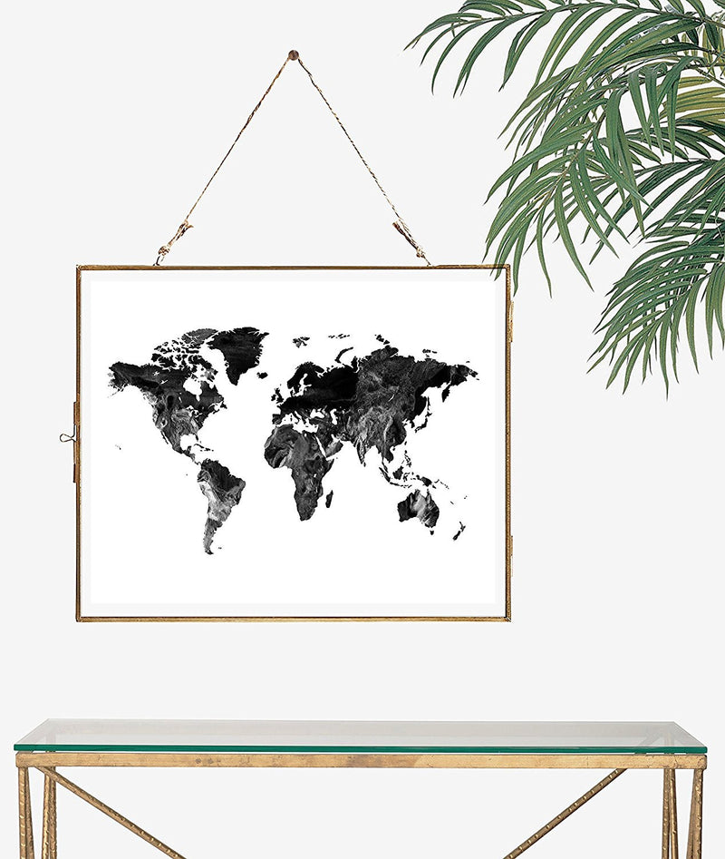 World Map  Art Print - Unframed - Zuzi's