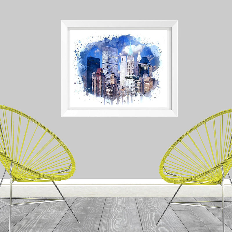 New York Watercolor Art Print - Unframed - Zuzi's