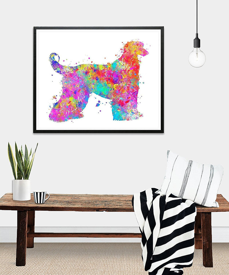 Afghan Hound Art Print - Unframed - Zuzi's