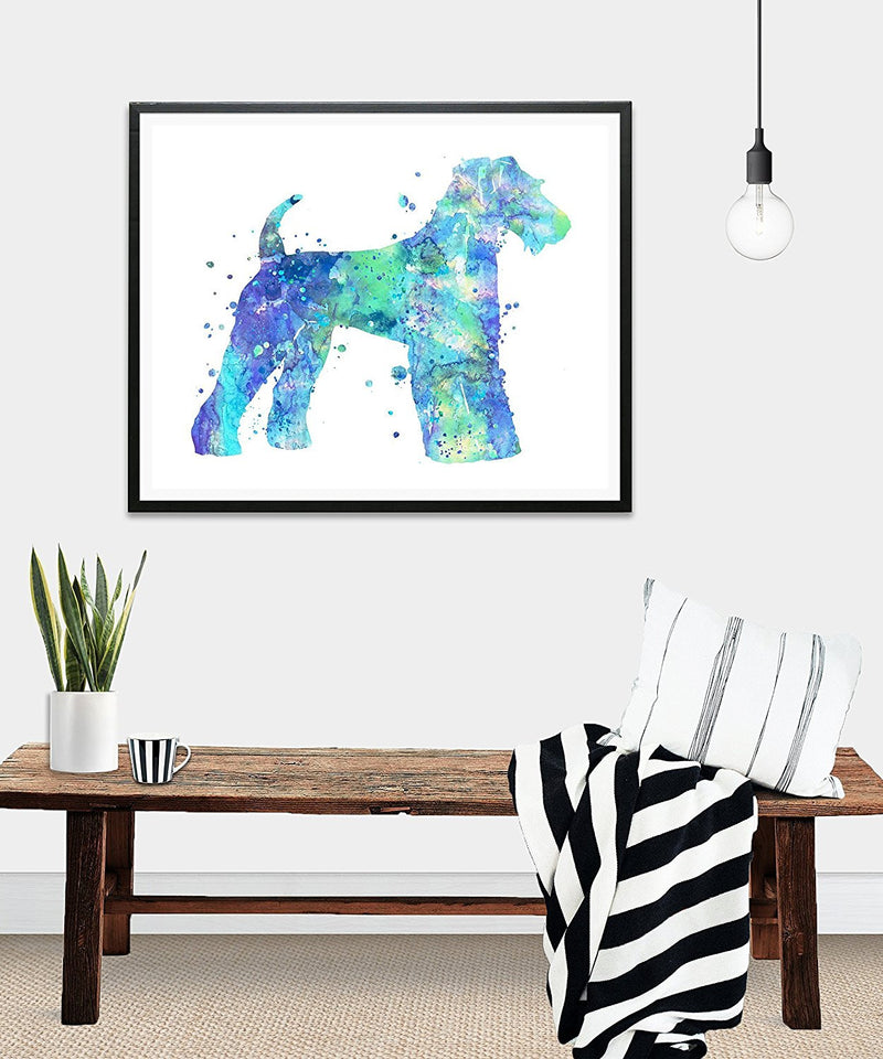 Airedale Terrier Art Print - Unframed - Zuzi's