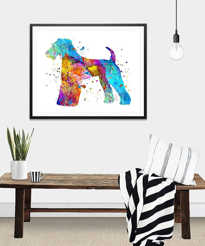Airedale Terrier Art Print - Unframed - Zuzi's