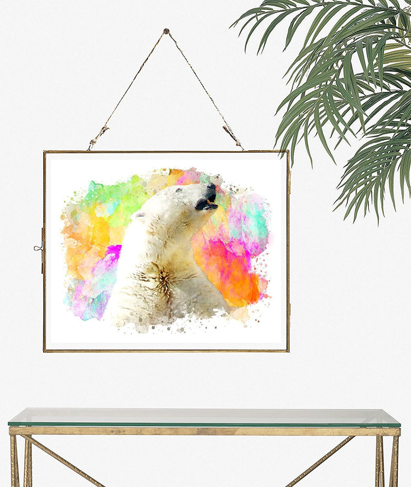 Polar Bear Watercolor Art Print - Unframed - Zuzi's