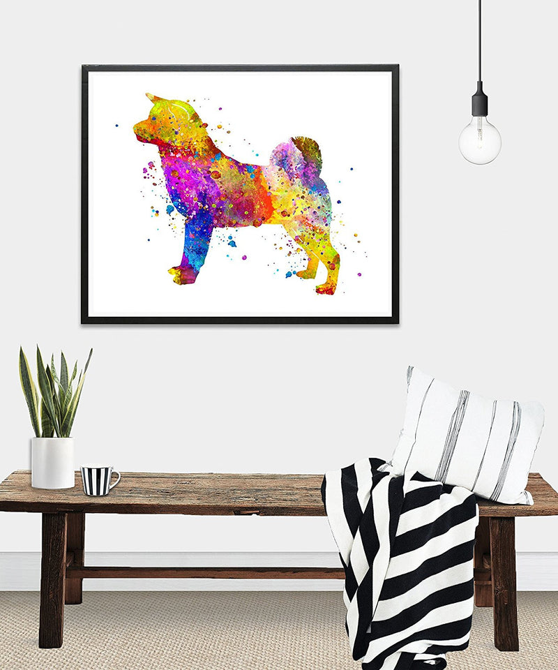 Akita Art Print - Unframed - Zuzi's