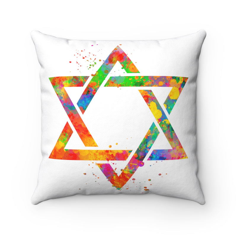 Star Of David Square Pillow - Zuzi's