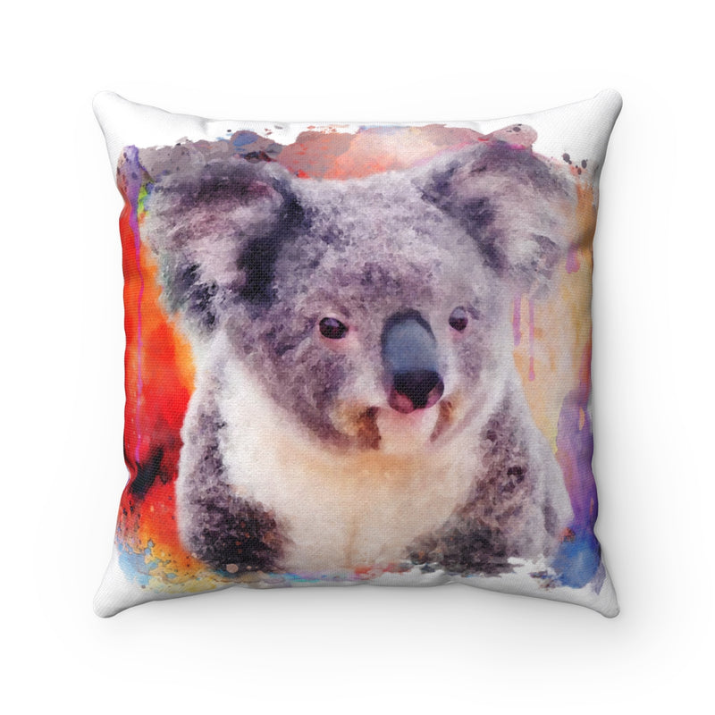 Watercolor Koala Square Pillow - Zuzi's