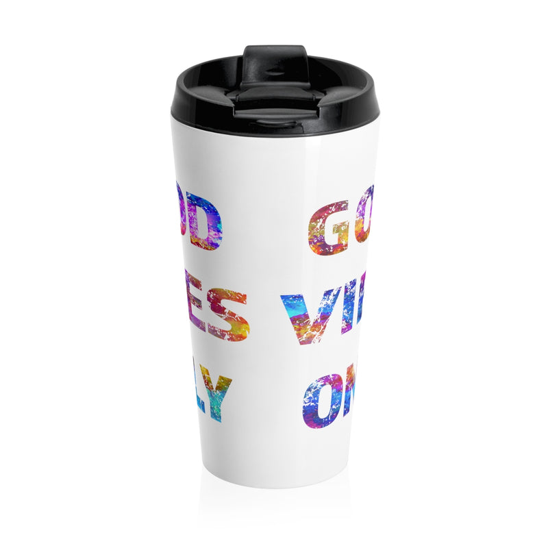 Good Vibes Only Stainless Steel Travel Mug - Zuzi's