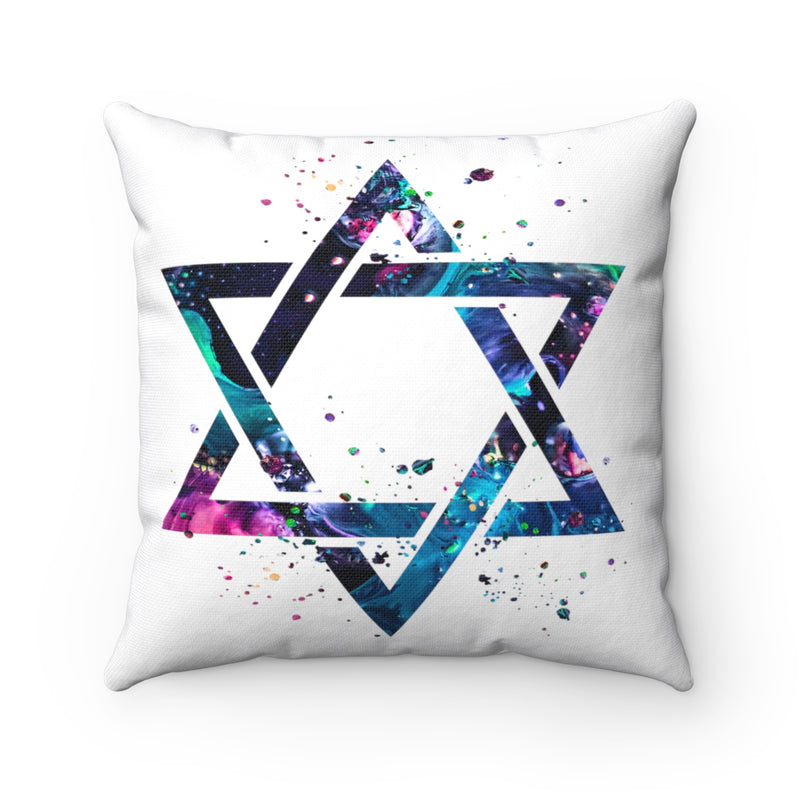 Star Of David Square Pillow - Zuzi's