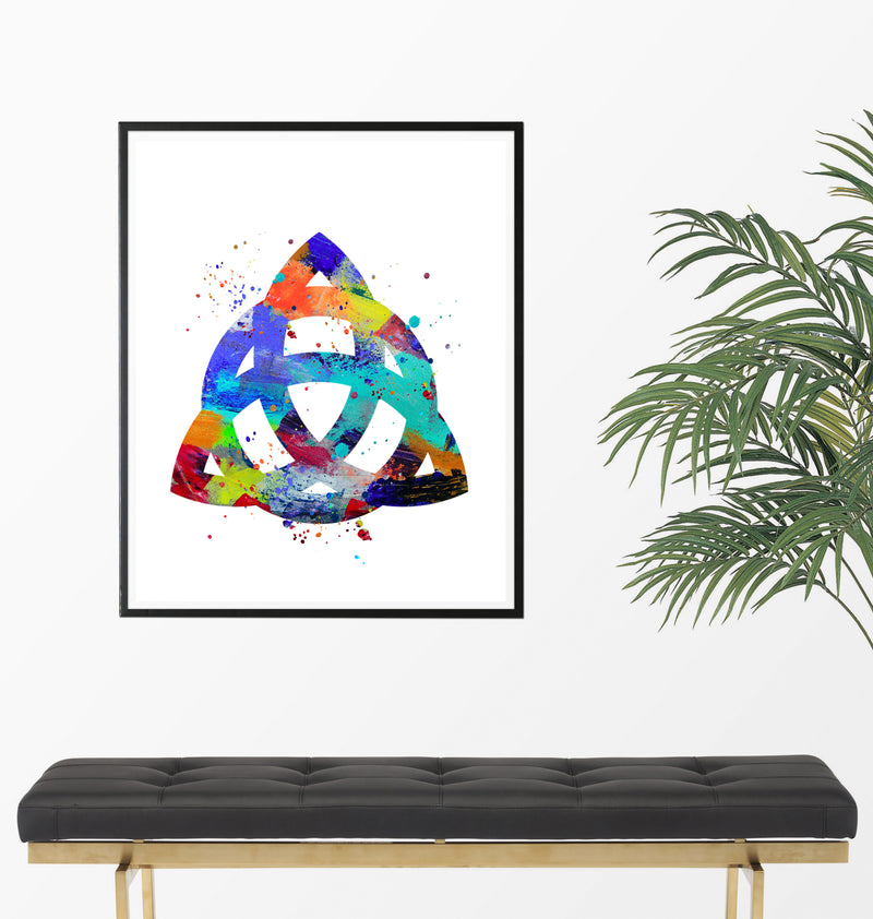 Celtic Knot Watercolor Art Print - Unframed - Zuzi's