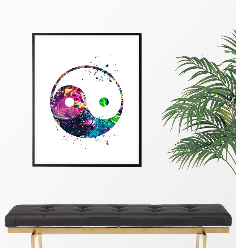 Yin Yang  Art Print - Unframed - Zuzi's