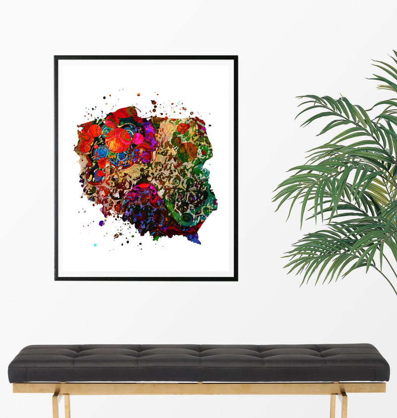 Poland Map Art Print - Unframed - Zuzi's