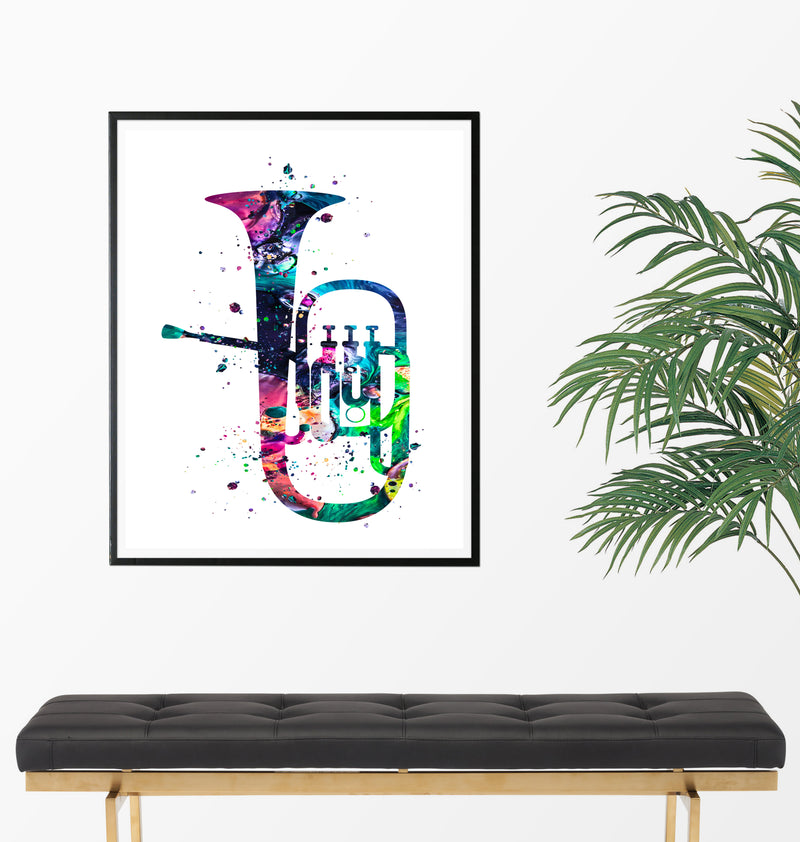 Tuba Art Print - Unframed - Zuzi's