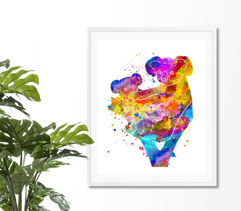 Koala Watercolor Art Print - Unframed - Zuzi's