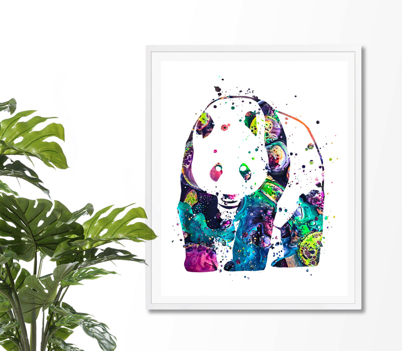 Panda Watercolor Art Print - Unframed - Zuzi's