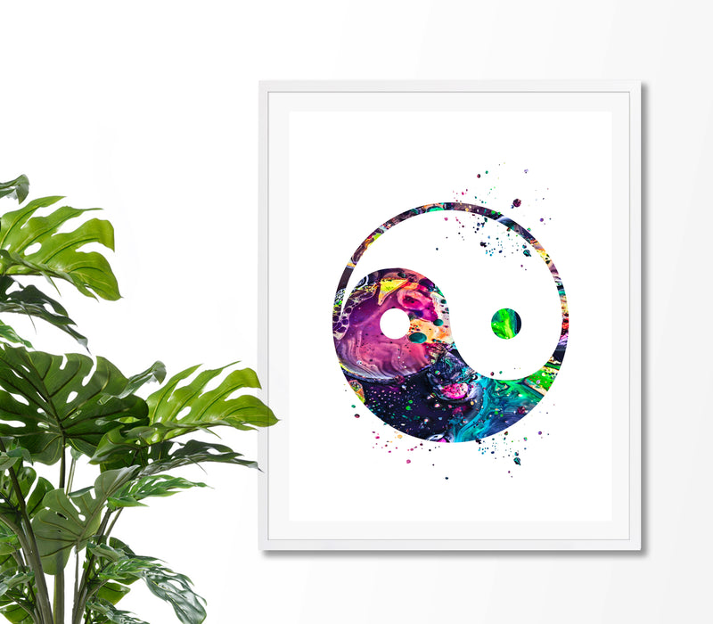 Yin Yang  Art Print - Unframed - Zuzi's