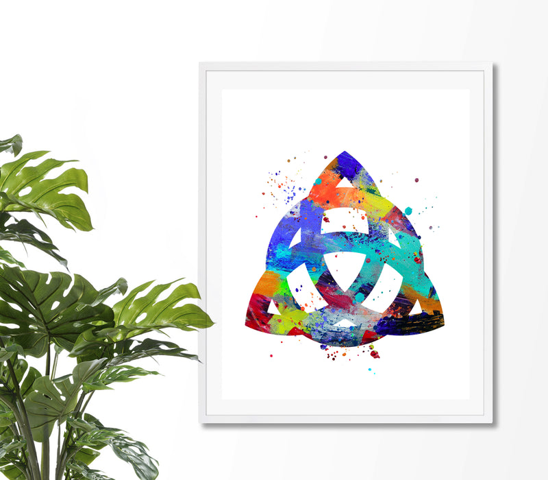 Celtic Knot Watercolor Art Print - Unframed - Zuzi's