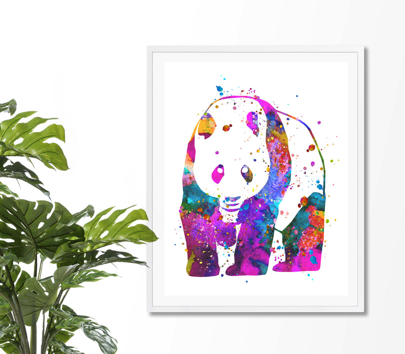 Panda Watercolor Art Print - Unframed - Zuzi's