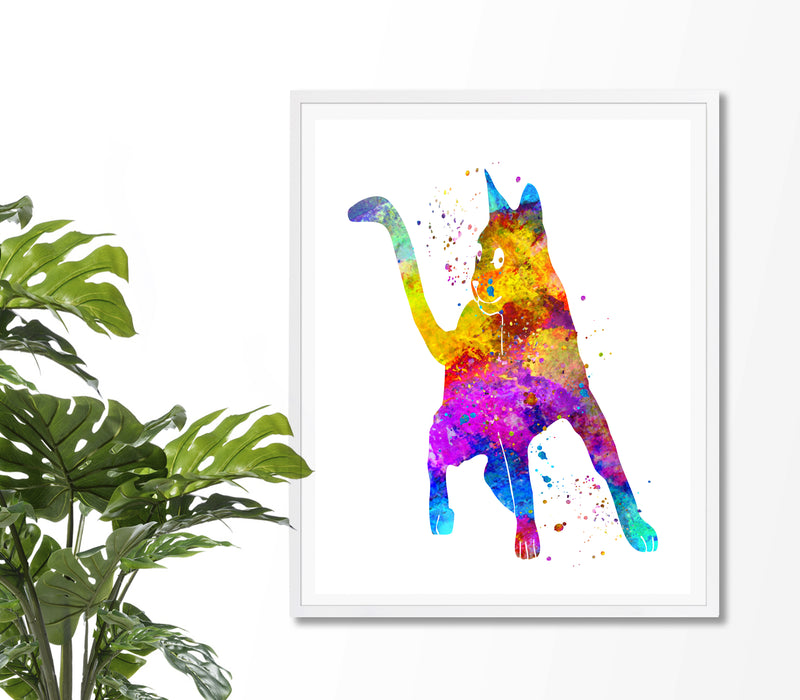 Cat Abstract Art Print - Unframed - Zuzi's