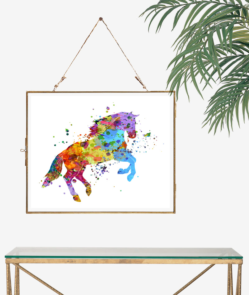 Horse Watercolor Art Print - Unframed - Zuzi's