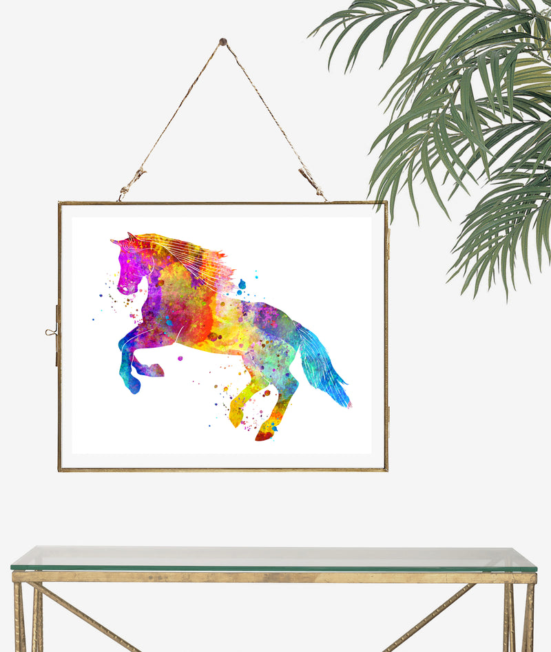 Horse Watercolor Art Print - Unframed - Zuzi's