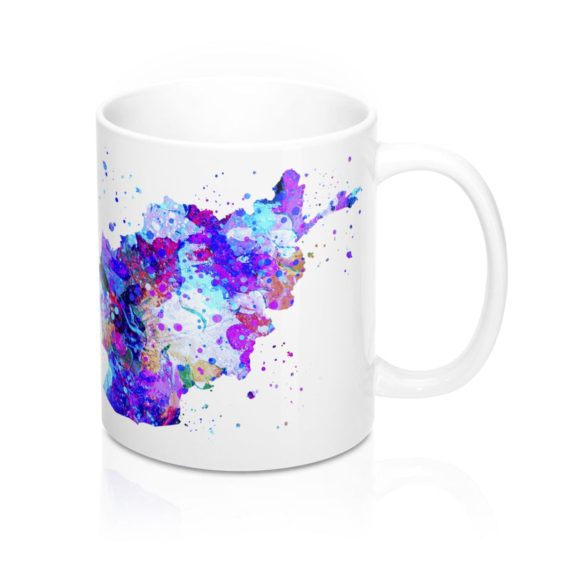 Afghanistan Map  Mug - Zuzi's