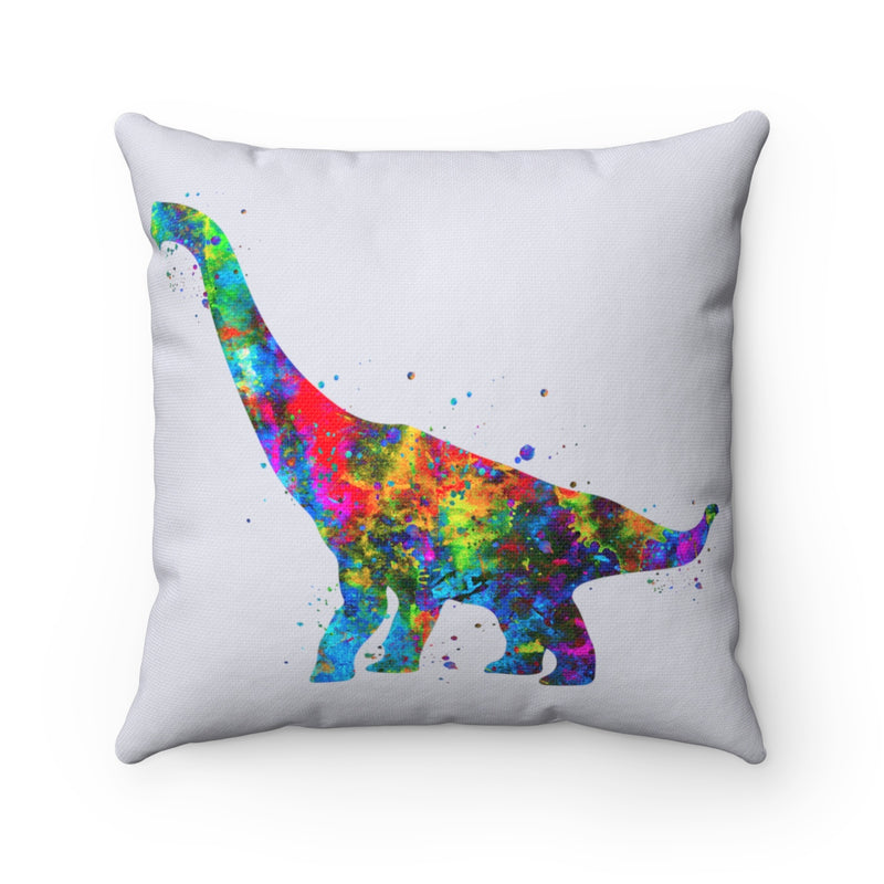 Brachiosaurus Dinosaur Square Pillow - Zuzi's