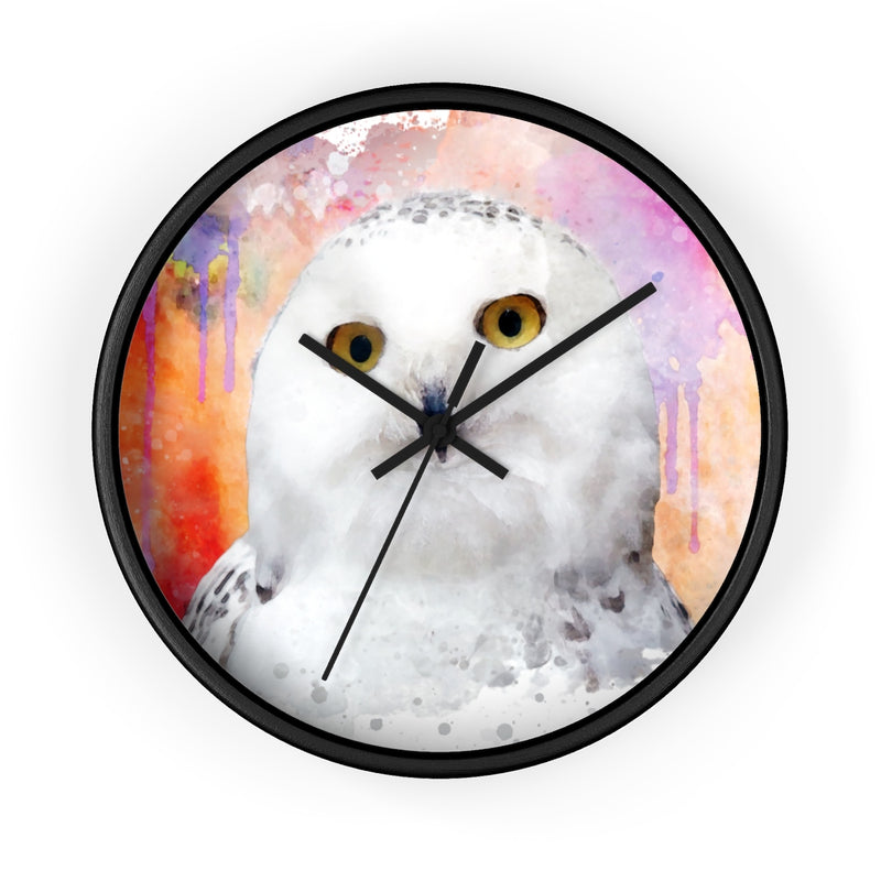 Watercolor Owl Wall Clock - Zuzi's