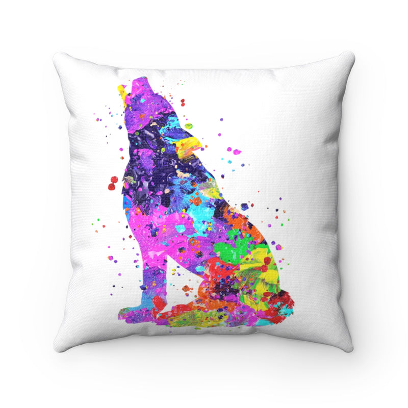 Wolf Square Pillow - Zuzi's