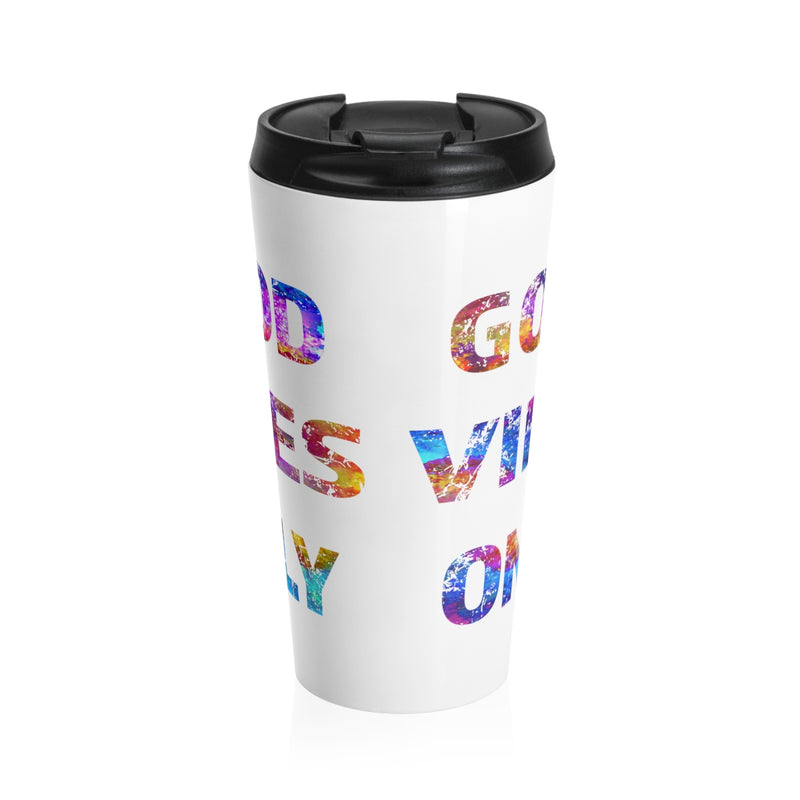 Good Vibes Only Stainless Steel Travel Mug - Zuzi's