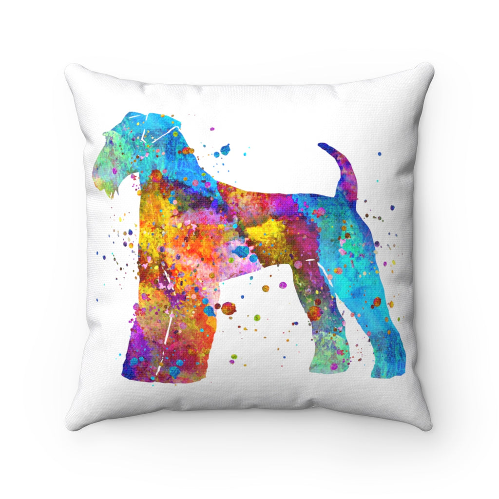 Airedale Terrier Square Pillow - Zuzi's