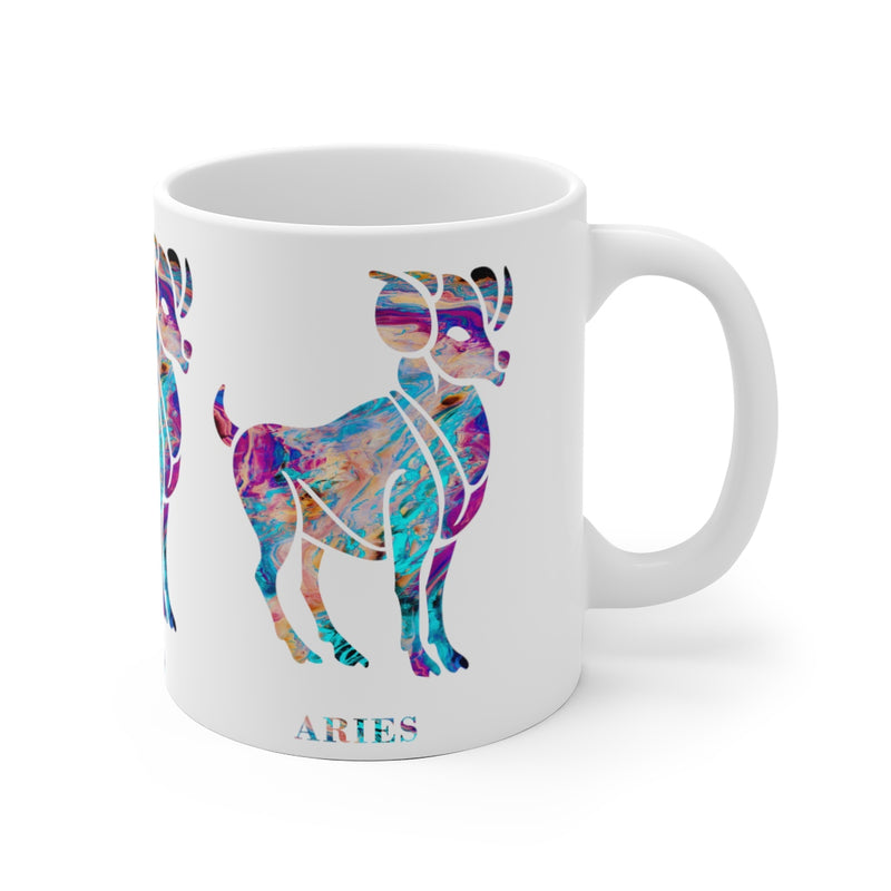 Aries Zodiac Sign Mug - 11 oz, 15 oz - Zuzi's