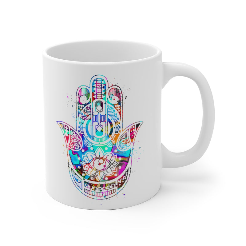 Hamsa Hand Mug - 11 oz, 15 oz - Zuzi's