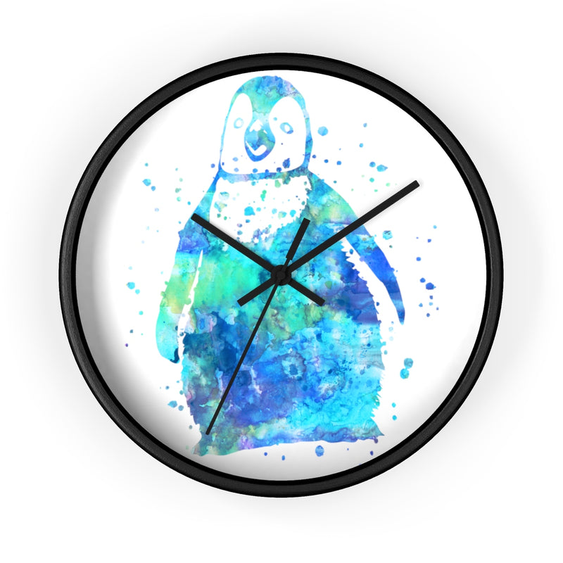 Watercolor Penguin Wall Clock - Zuzi's