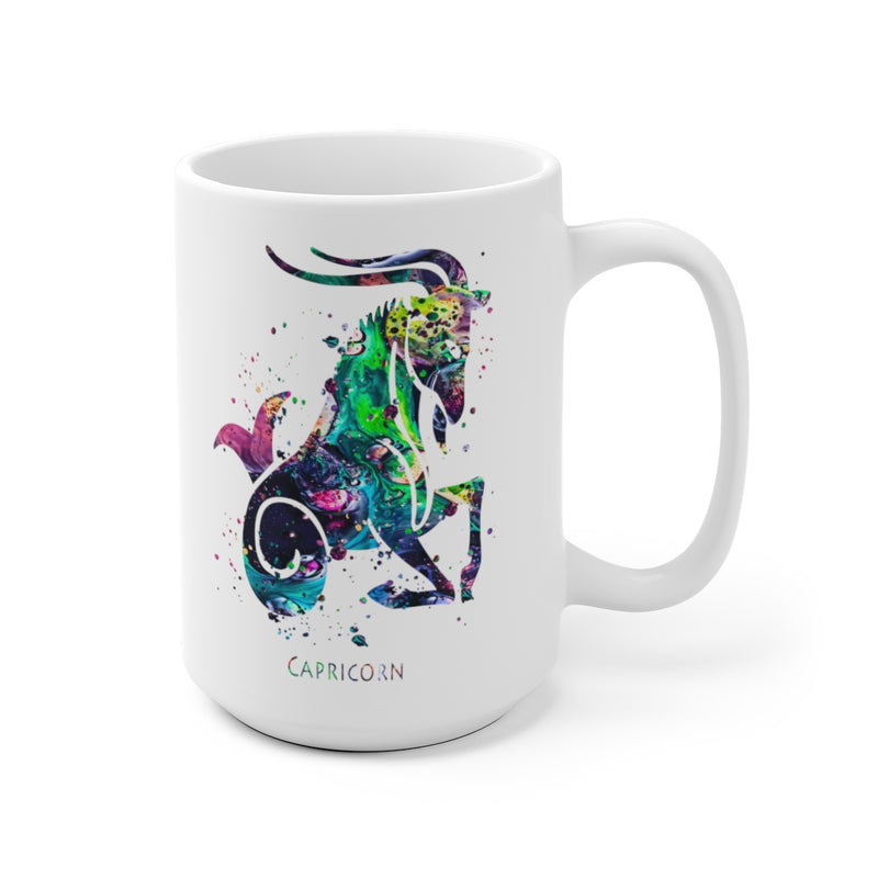 Capricorn Zodiac Sign Mug - 11 oz, 15 oz - Zuzi's