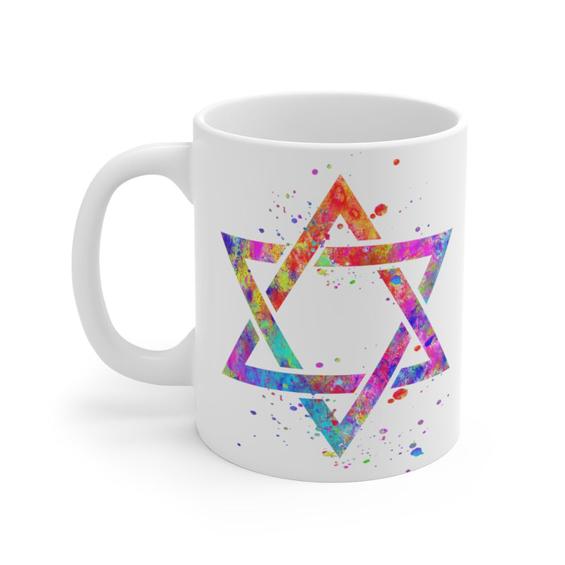 Star Of David Mug - 11 oz, 15 oz - Zuzi's